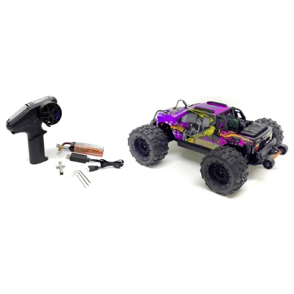 B-Ware Absima Monstertruck Rc Auto 1:16 3 S Bl Mini Amt Magic Purple Modellbau 4 Wd Rt R