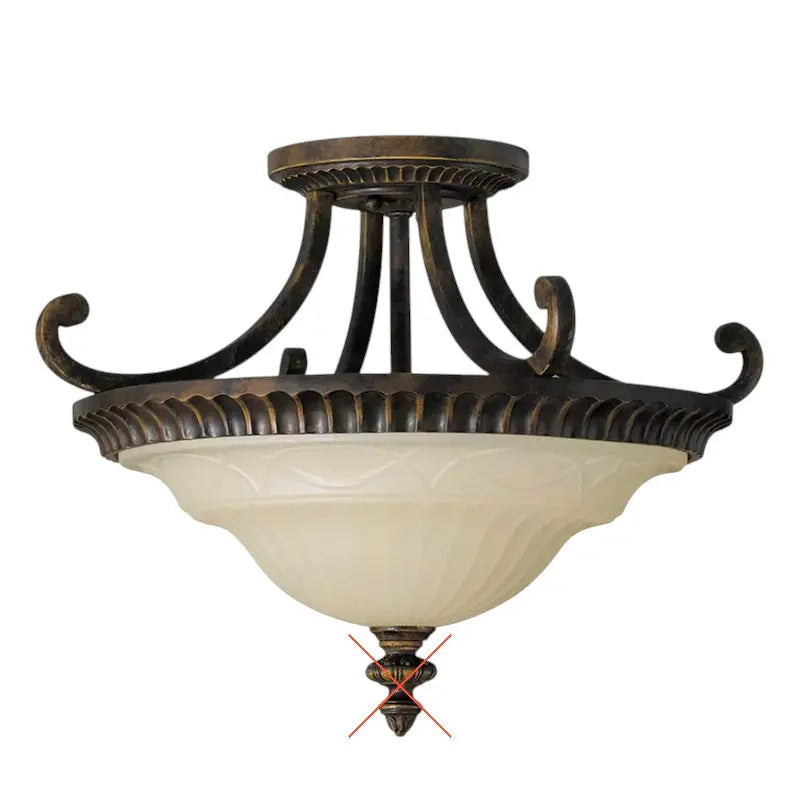 B-Ware Feiss Abstands Deckenlampe Drawing Room Kronleuchter Leuchte Siehe Text/Foto