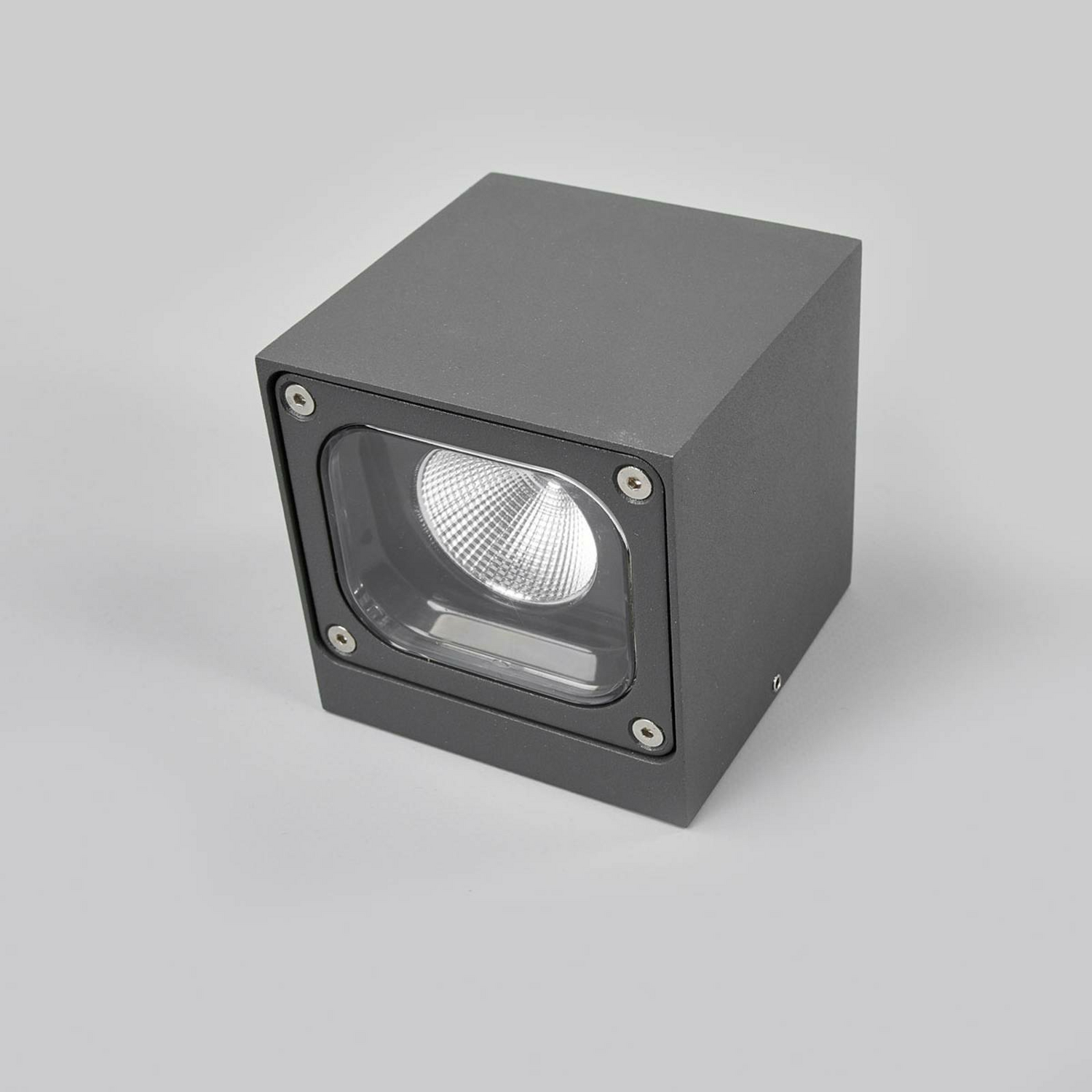 B-Ware Lucande Abwärts Strahlende Led Außen Wandleuchte Merjem Lampe Leuchte Dunkelgrau