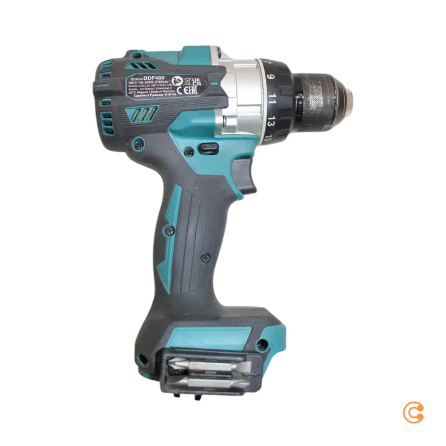 B-Ware Makita Akku Bohrschrauber Ddf486 Rtj 18 V Inkl. 2 Akkus Ladegerät Siehe Text/F435