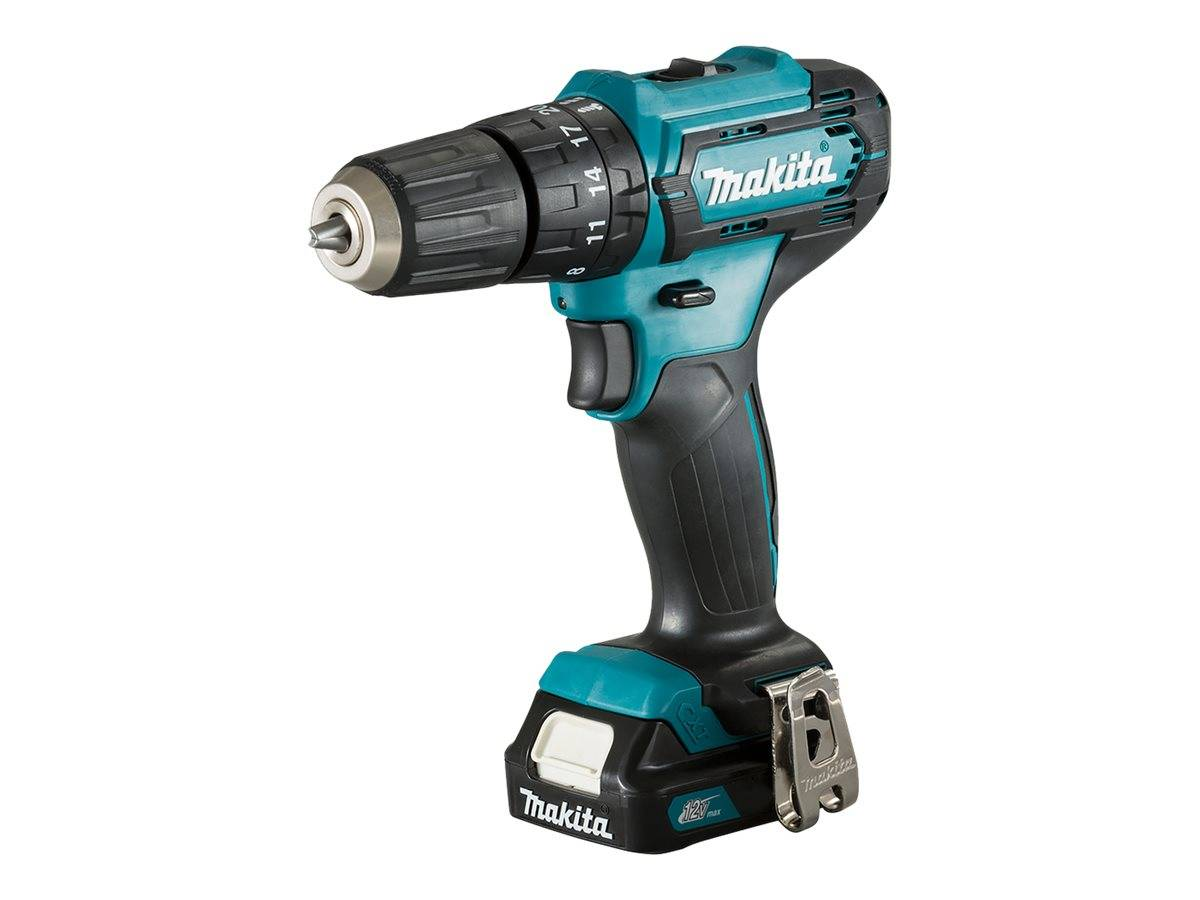 B-Ware Makita Hp333 Dsax1 Akku Schlagbohrschrauber 12 V Inkl. Koffer Mit Bohrer /Bit Set