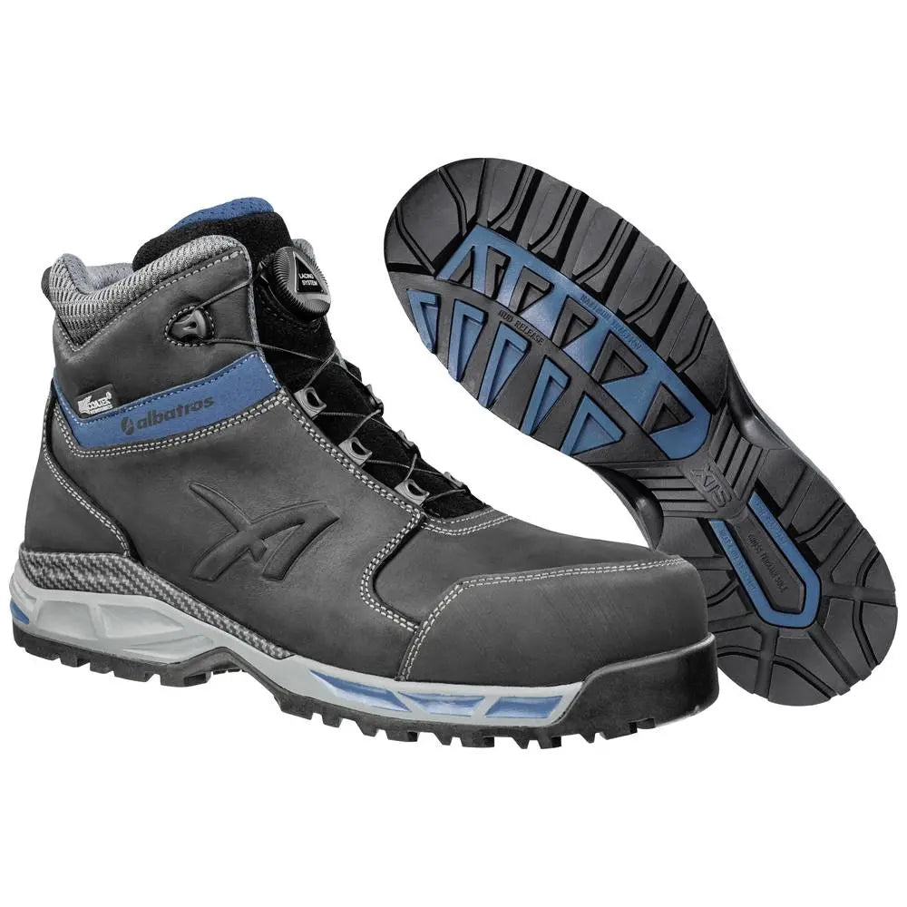 B-Ware Albatros Sicherheitsstiefel Hochschuh Stiefel Tofane Black S3 Esd Ctx Gr 47 W11