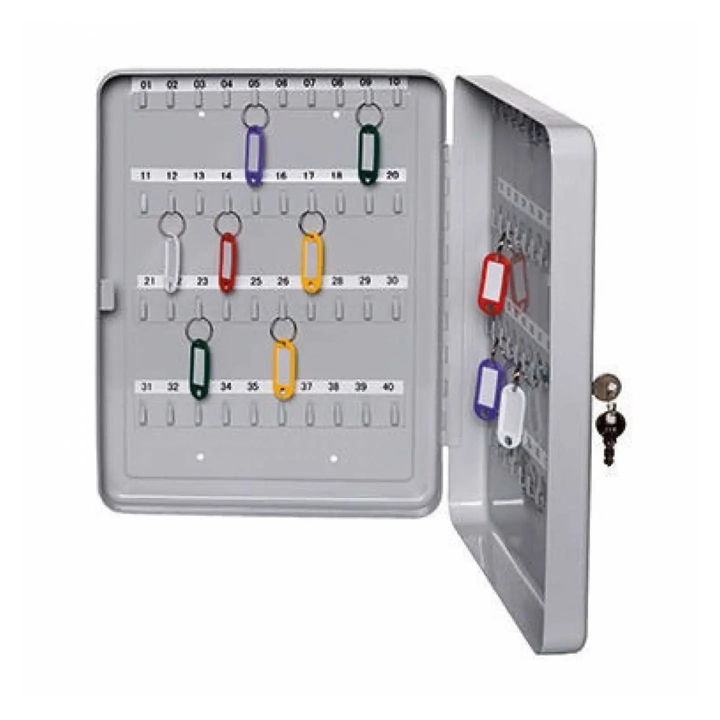 B-Ware Alco Schlüsselschrank Aufbewahrung Schlüsselbox 80 Schlüssel Ligr 893313
