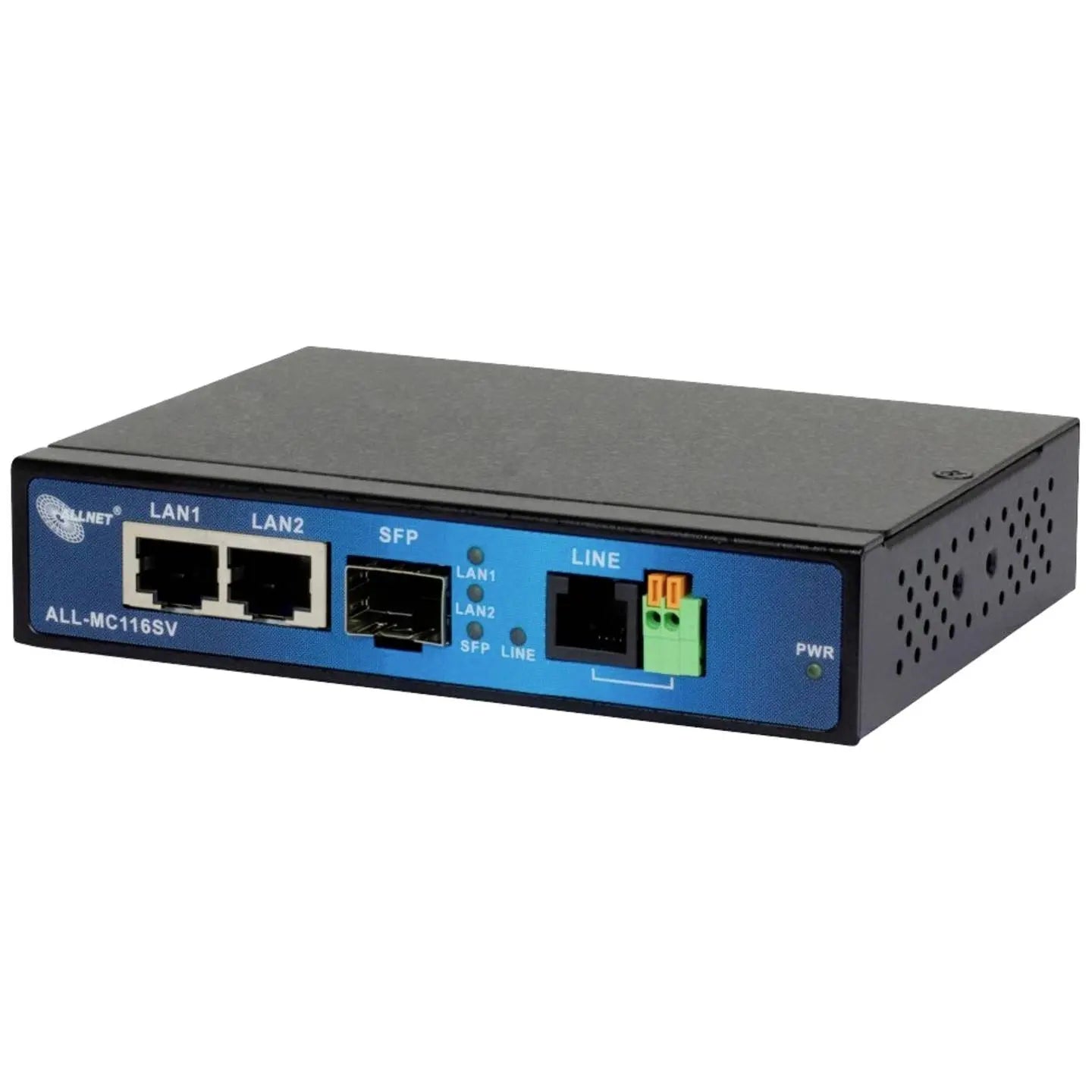 B-Ware Allnet Modem Bridge Vdsl2 Vectoring Kupfer Po E Netzteil Ethernet Sfp Grau