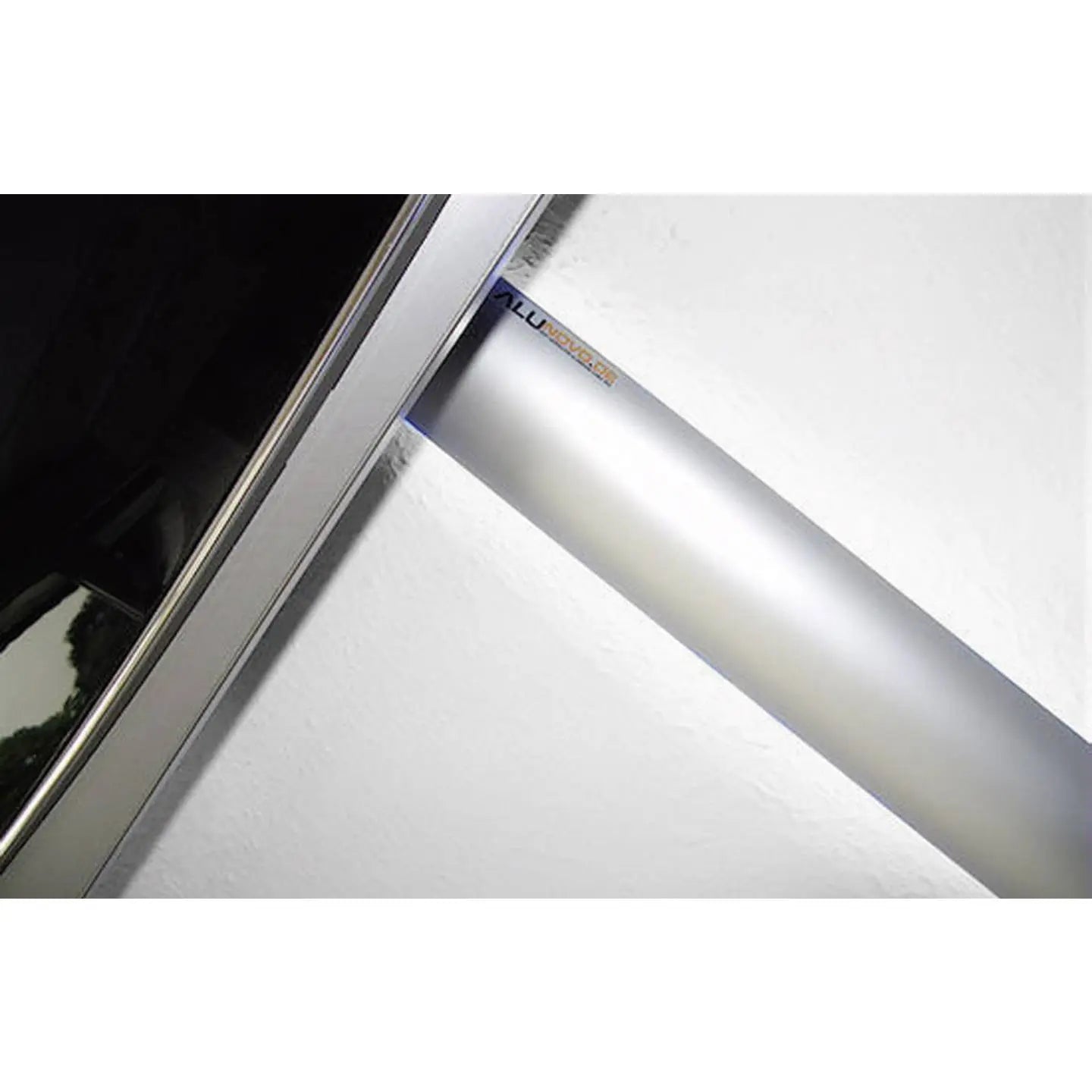 B-Ware Alunovo Kabelkanal Kabelschacht Aluminium Silber Matt Eloxiert Easy Clip 700x80mm