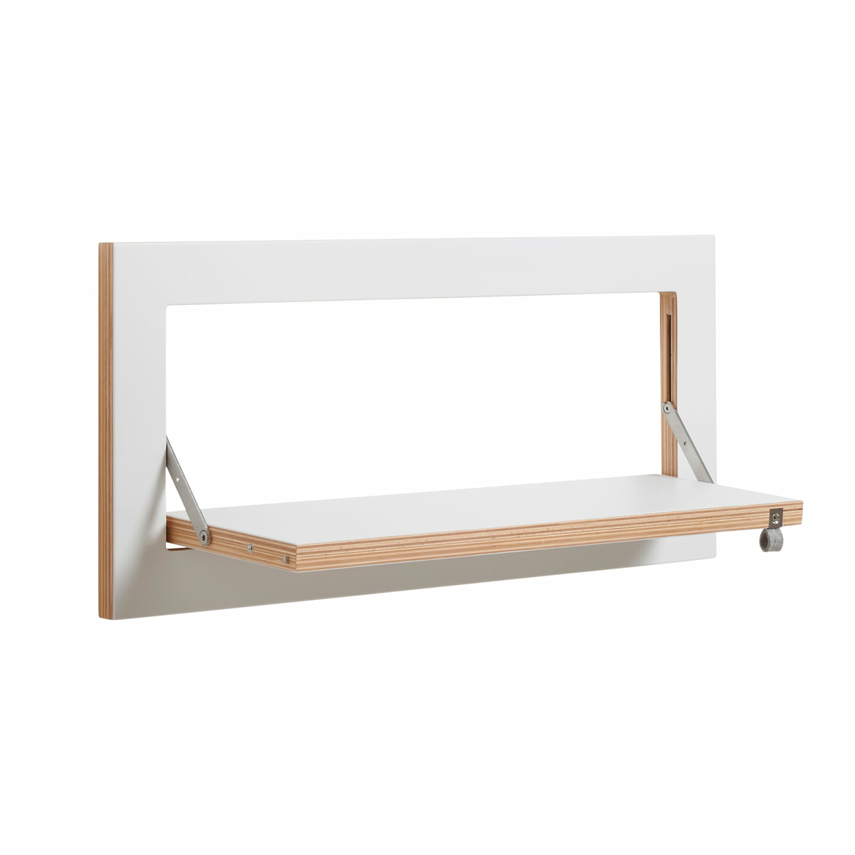 B-Ware Ambivalenz Fläpps Regal Bücherregal Wandregal Klappregal Regalboden 60x27cm Weiß