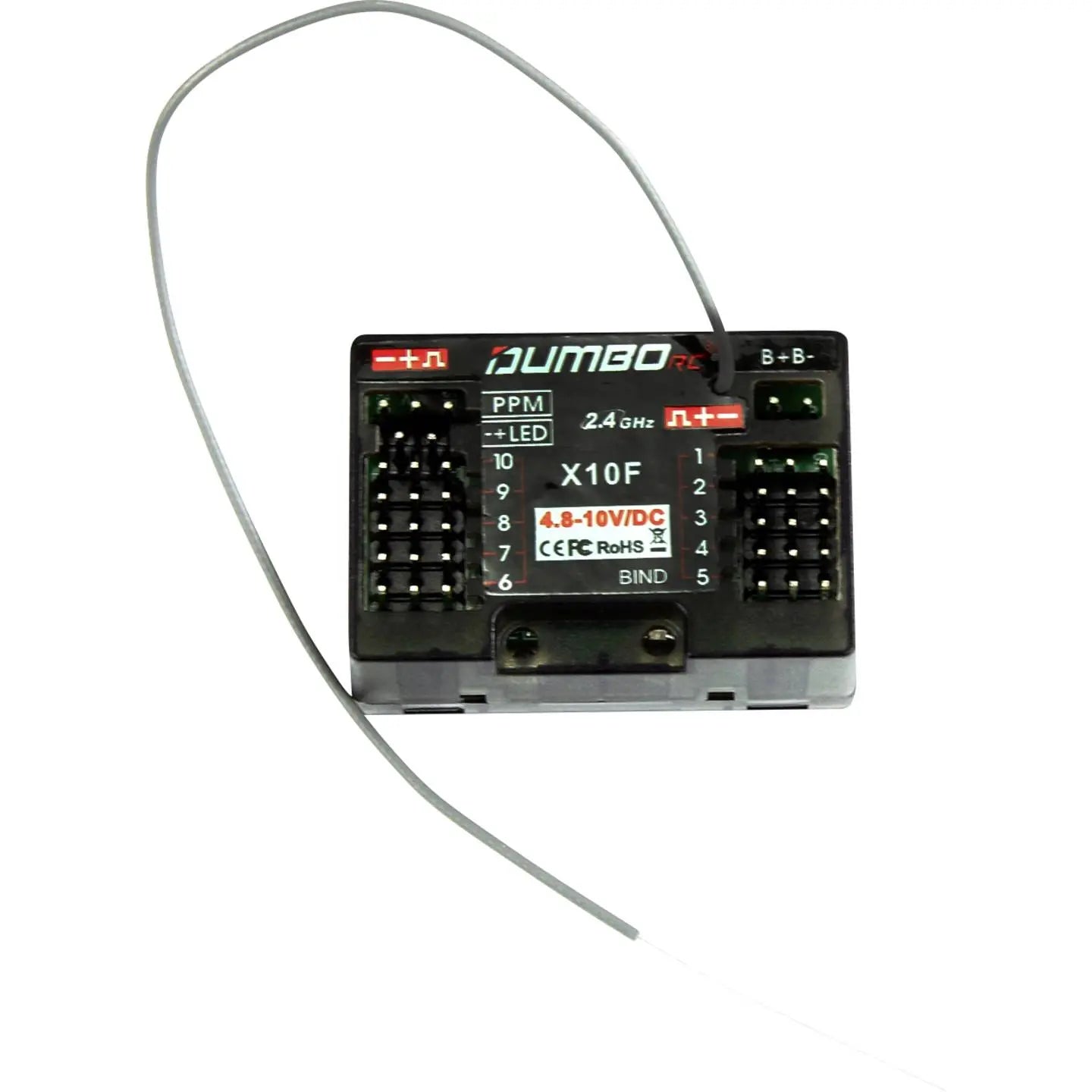 B-Ware Amewi Empfänger Receiver X10 F 10 Kanal Fernsteuerung Telemetrie Pwm Ppm 2,4 G Hz