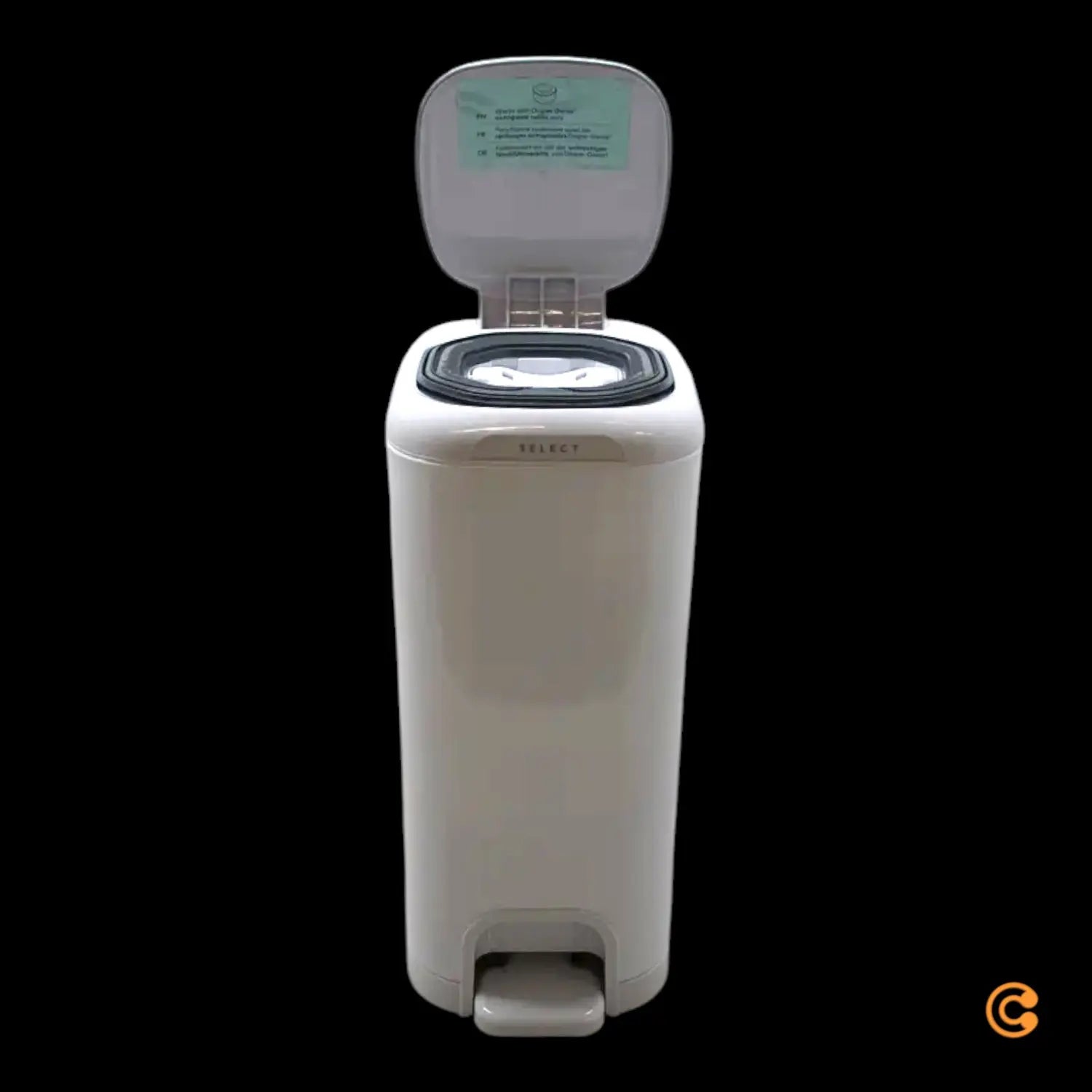 B-Ware Angelcare Edelstahl Windelbehälter Diaper Genie Select Xl Windeleimer Einsatz