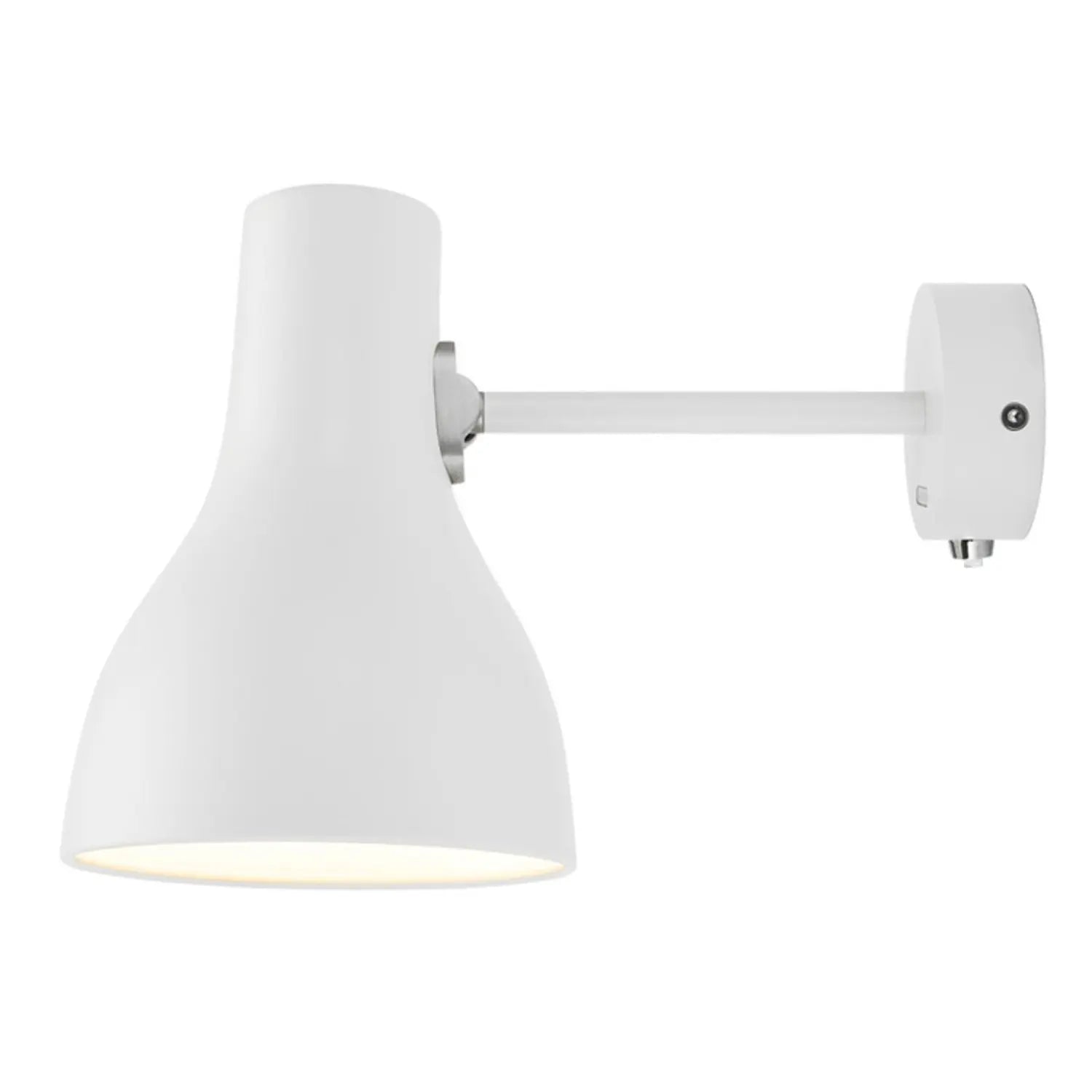B-Ware Anglepoise Wandleuchte Wandlampe Type 75 Weiß Aluminium Schalter 1 Flammig E27