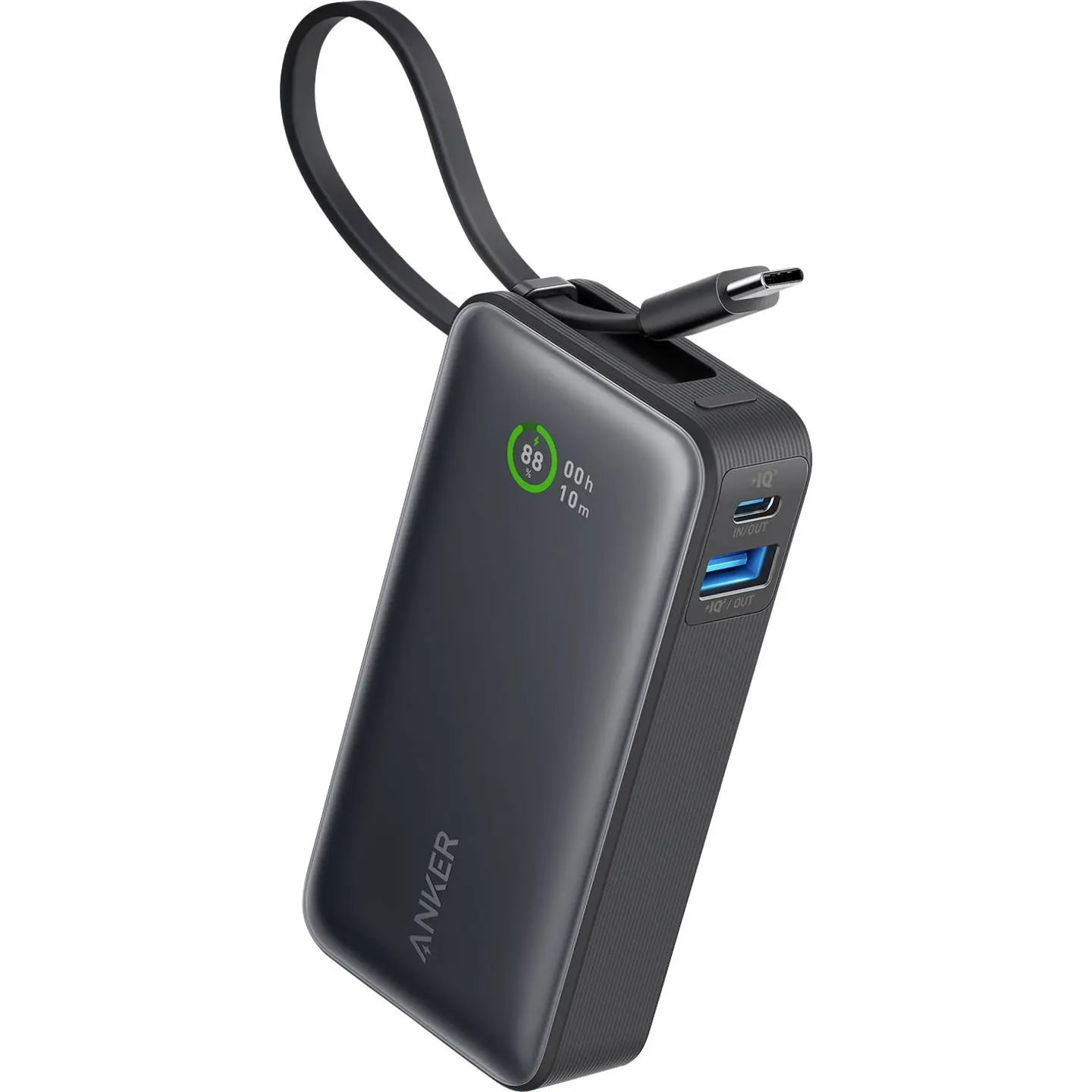 B-Ware Anker Powerbank Ladegerät Akku 10000 M Ah Lithium Usb C Usb A A1259 G11 Schwarz