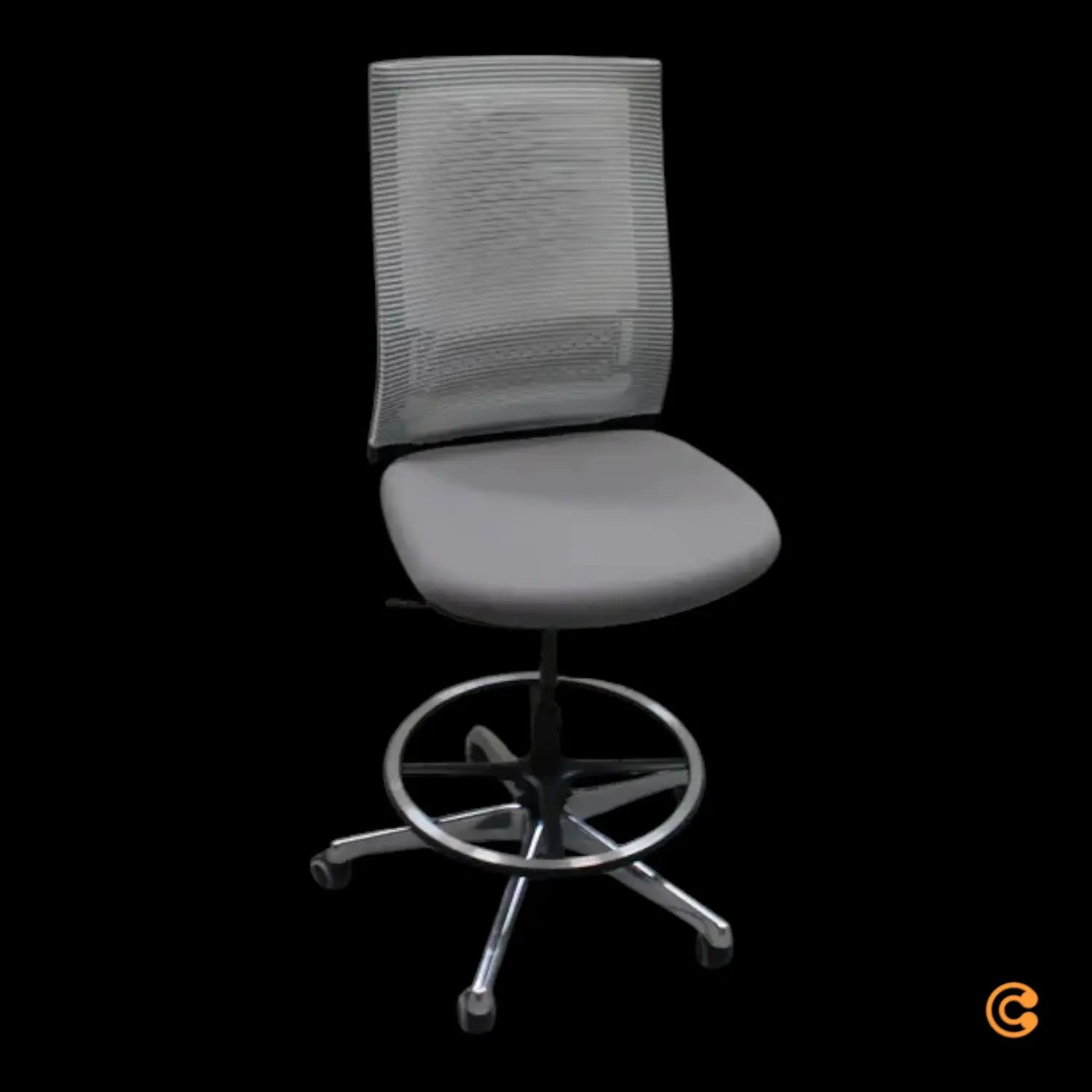 B-Ware Hjh Office Arbeitsstuhl Counterstuhl Drehstuhl Top Work 99 Grau Siehe Text/Fotos