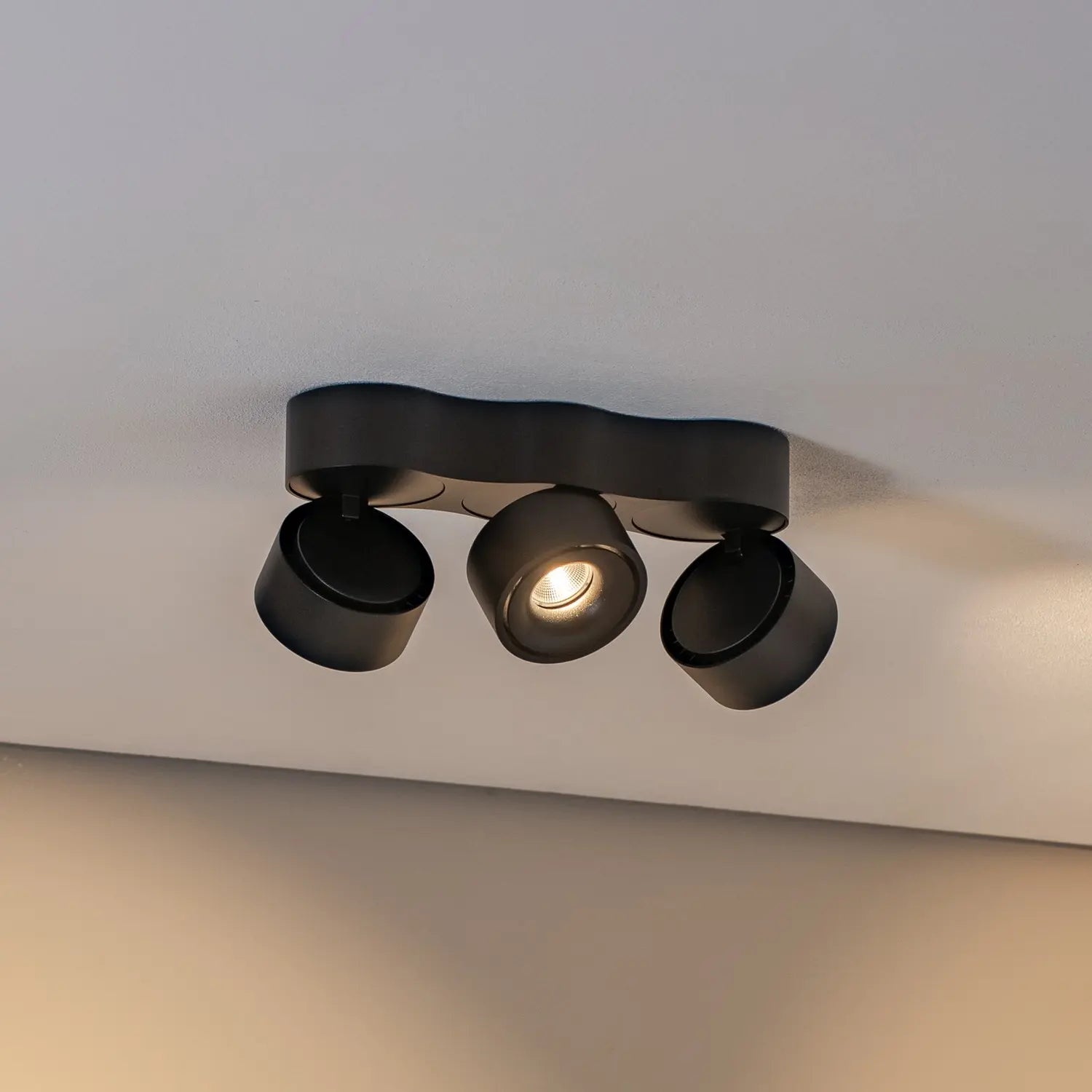 B-Ware Arcchio Led Deckenleuchte Linsen Lampe Rotari 3 Flammig Schwarz Siehe Text