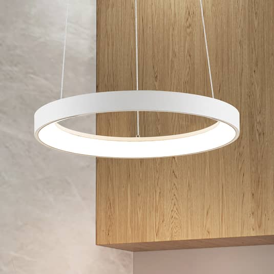 B-Ware Arcchio Pendelleuchte Hängelampe Led Vivy Weiß Metall Acryl Dimmbar Warmweiß