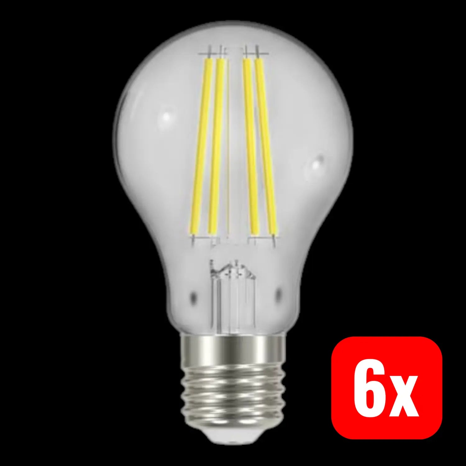 B-Ware Arcchio Led Filamentlampe Leuchtmittel E27 Glühlampe Glühbirne Led Klar 6 Stück