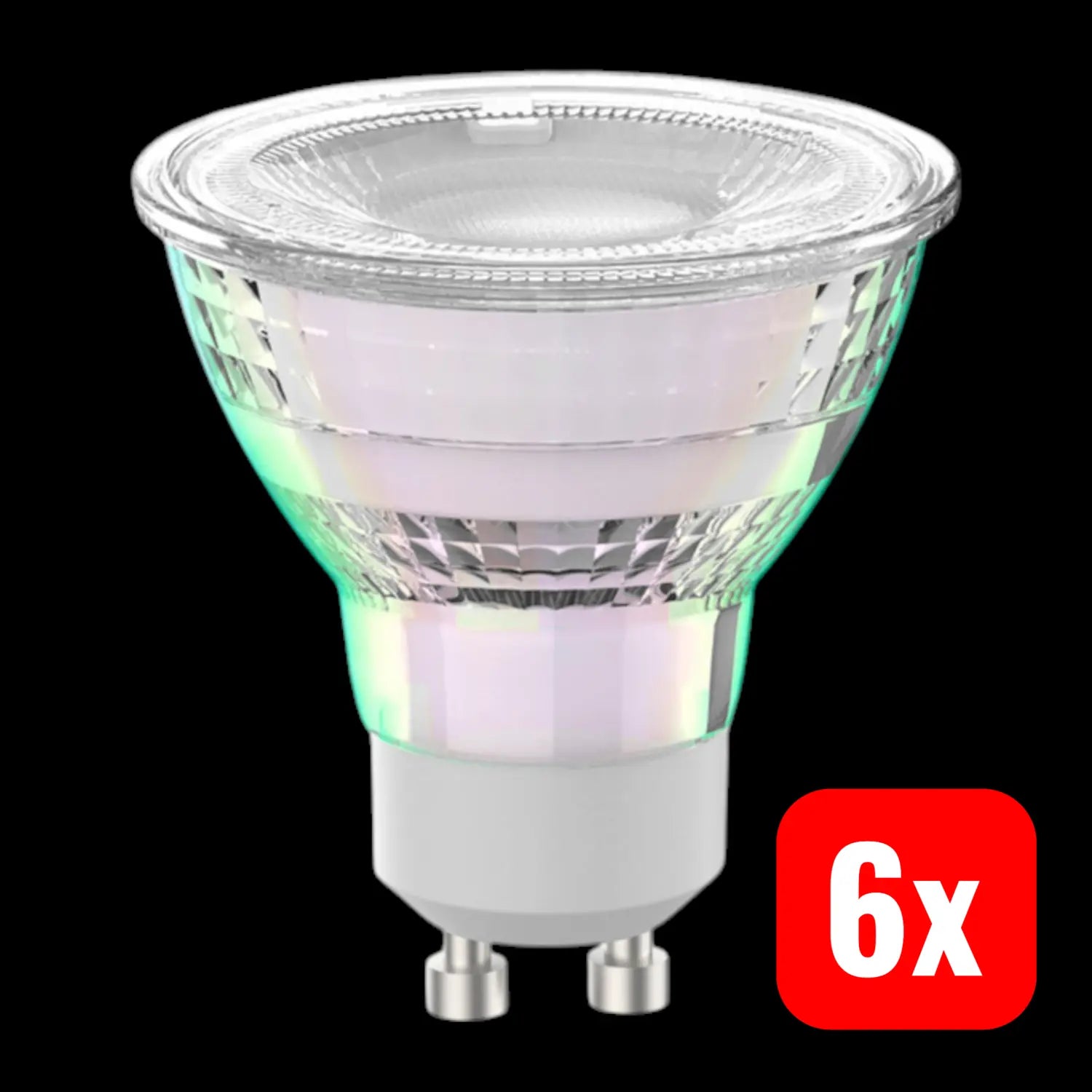 B-Ware Arcchio Led Leuchtmittel Lampe Gu10 Par16 Transparent Klar 4000 Kelvin 6 Stück