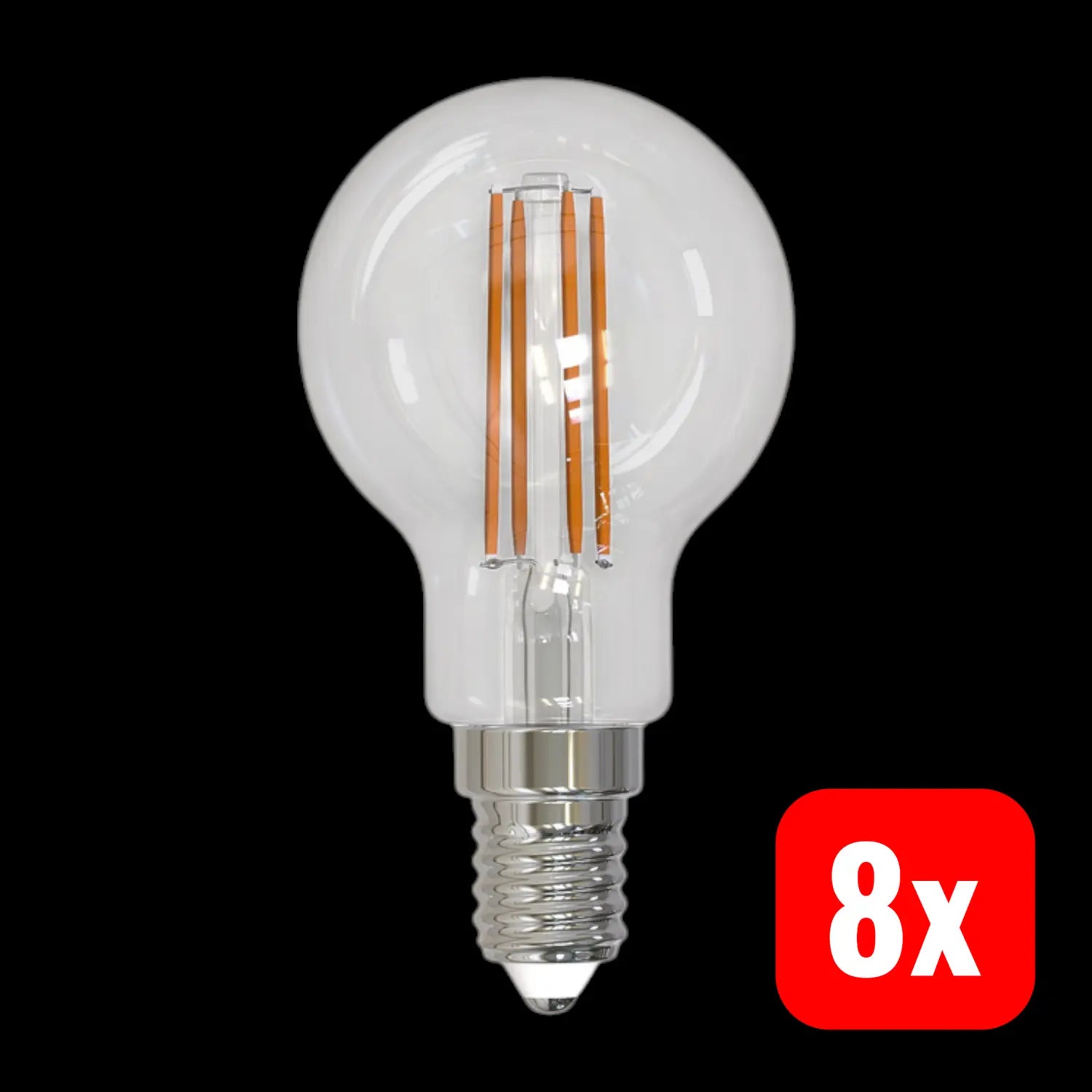 B-Ware Arcchio Led Leuchtmittel Lampe Tropfenlampe Filament Rund E14 Warmweiß 8 Stück