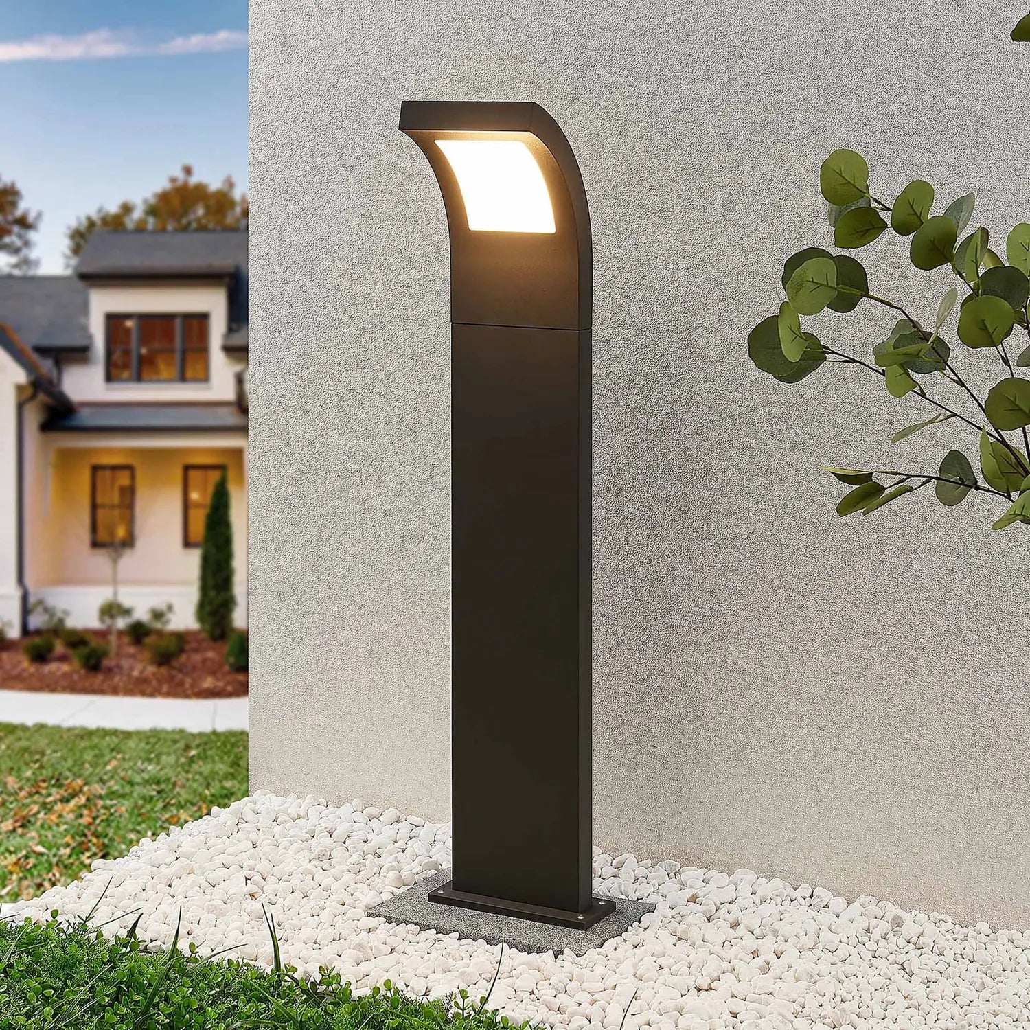 B-Ware Arcchio Wegeleuchte Außenlampe Led Wegelicht Grafitgrau Ip65 100 Cm Siehe Text