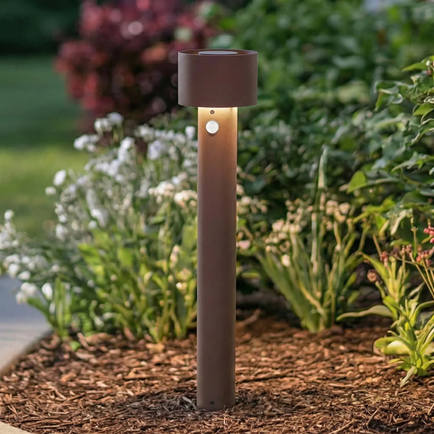 B-Ware Arcchio Wegeleuchte Wegelampe Led Milten Rost Bewegungssensor 65 Cm Außenbereich