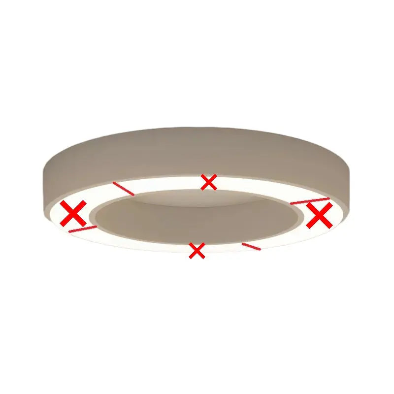 B-Ware Arcchio Deckenleuchte Deckenlampe Sharelyn Led Ring Weiß Siehe Text/Foto