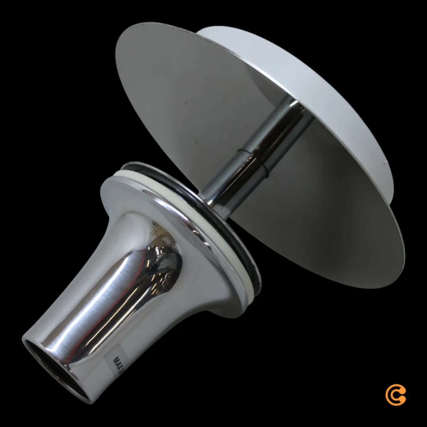 B-Ware Gople Deckenleuchte Lampe Leuchte Silber/Silber Glas Siehe Text/Foto