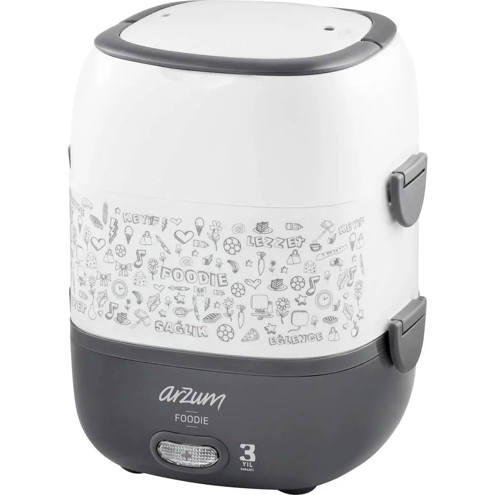 B-Ware Arzum Ar1073 W Ar1073 Lunchbox Brotdose Elektrische Weiß Mobiler Behälter