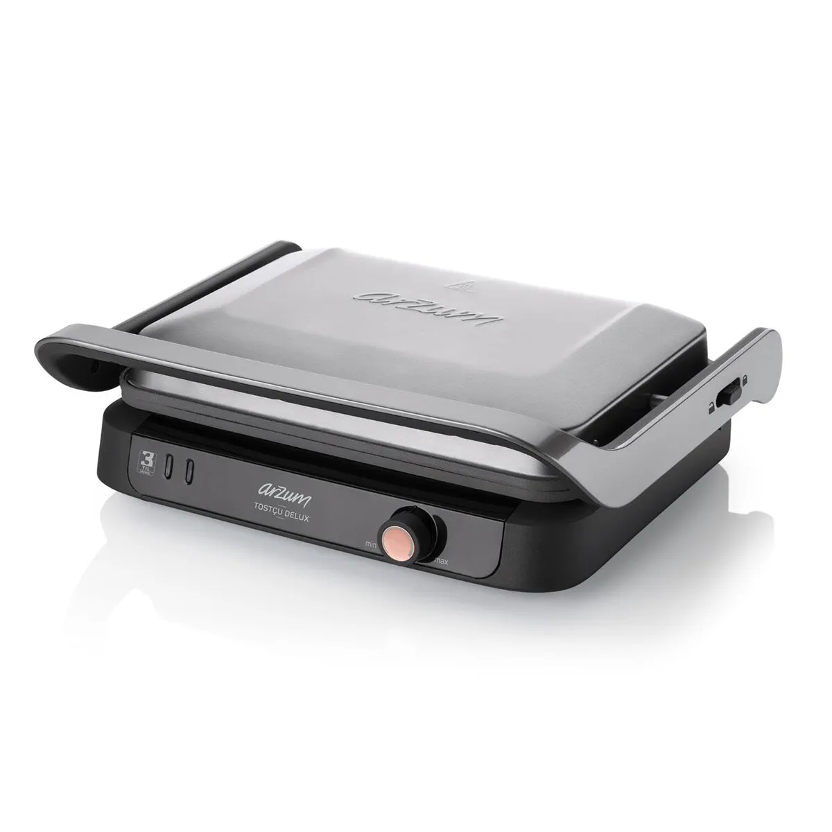 B-Ware Arzum Ar2001 Sandwichmaker Kontrollleuchte Grillfunktion Antihaftbeschichtung