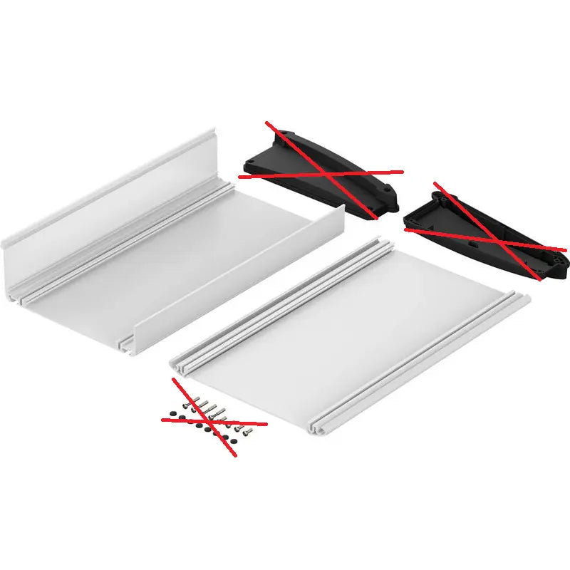 B-Ware Bopla Atph 1865 0300 Alu Topline Set Pult Gehäuse Aluminium Siehe Text/Foto