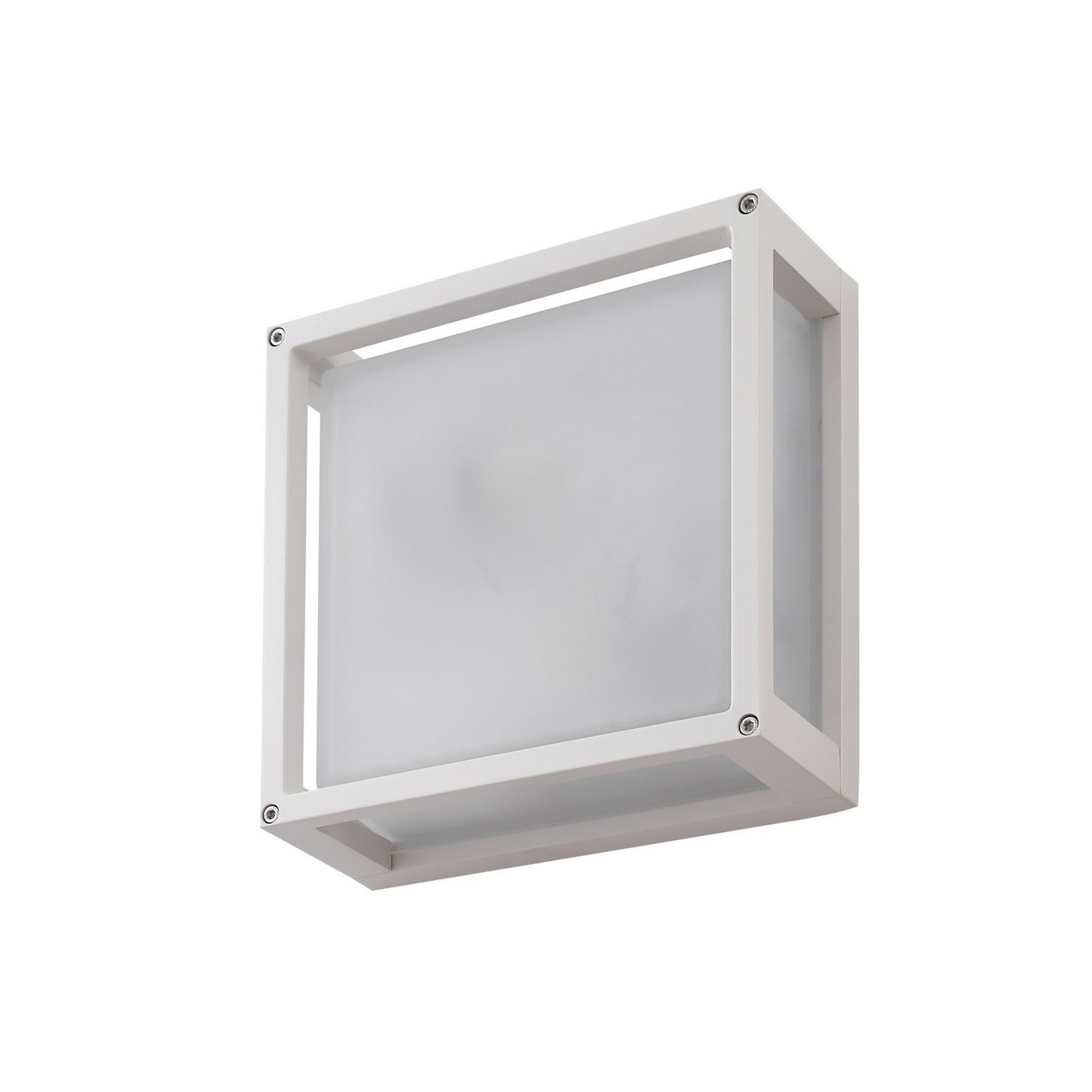 B-Ware Lucande Außenwandlampe Lampe Sensor Weiß Bewegungsmelder 25x25cm Außenleuchte225