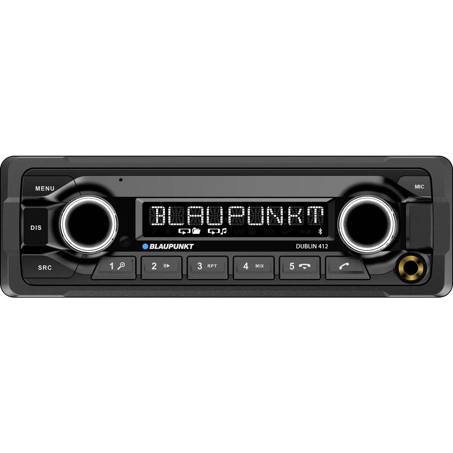 B-Ware Blaupunkt Dublin 412 Autoradio Radio Bluetooth Usb Freisprechfunktion Schwarz