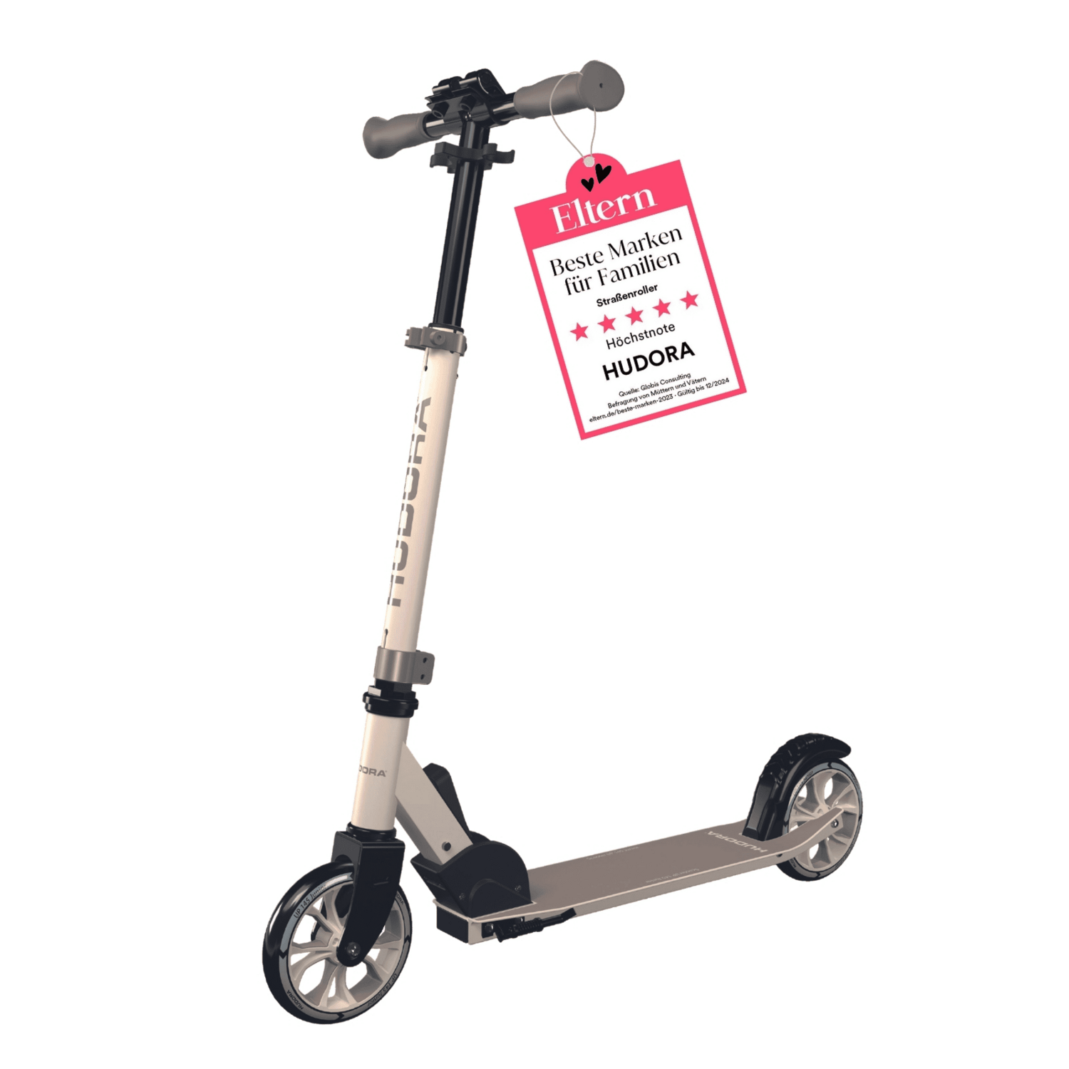 B-Ware Hudora Scooter Up 145 Junior Pearl Kickroller Roller Kinderroller City Roller