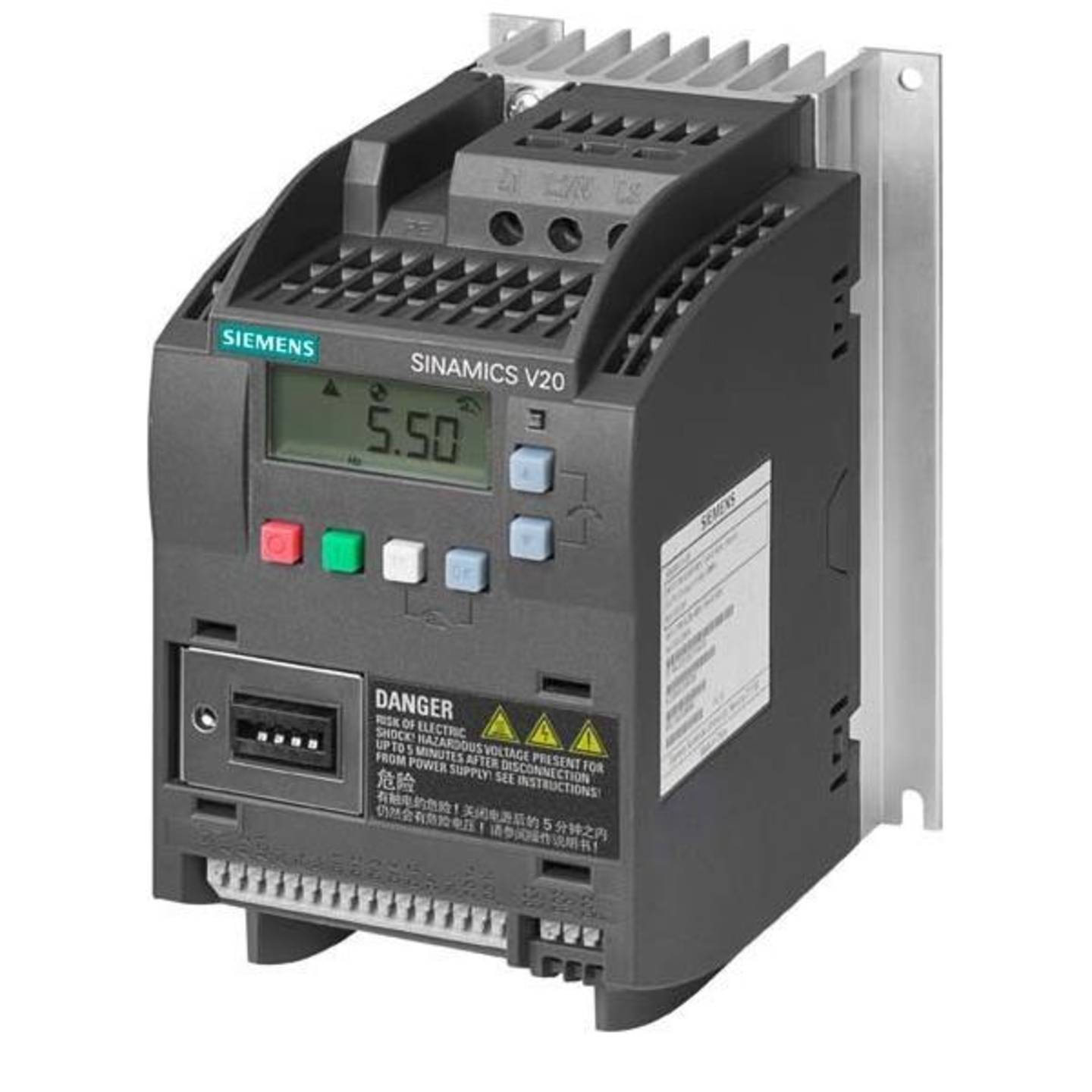 B-Ware Siemens 6 Sl3210 5 Be15 5 Cv0 0.55 K W Frequenzumrichter Frequenzumwandler 3 Phasig