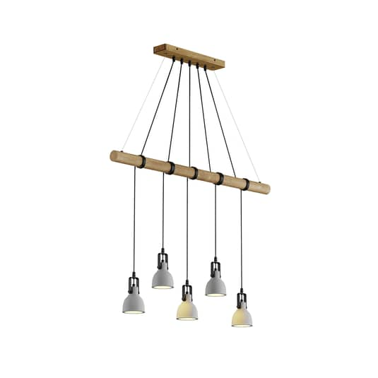 B-Ware Lindby Mitis Led Hängeleuchte Deckenlampe Pendelleuchte 1 Flmg Gu10 Beton Holz