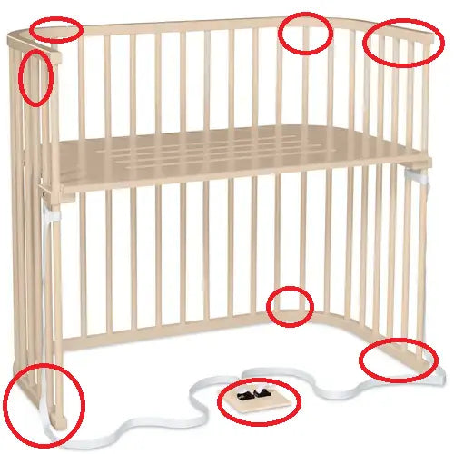B-Ware Babybay Beistellbett Kinderbett Xxl Bett Baby Beistellbettchen Siehe Text/Foto