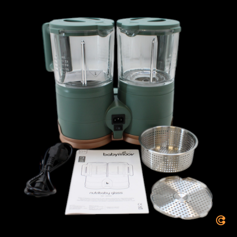 B-Ware Babymoov Nutribaby Glass Green Forest Beikostzubereiter Kocher Siehe Text