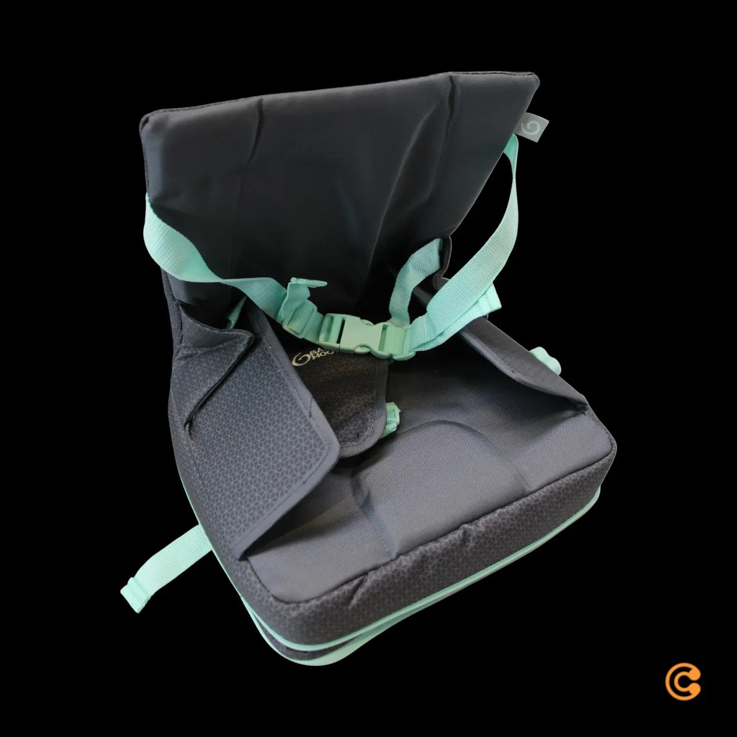 B-Ware Babymoov Up & Go Sitzerhöhung Bis Zu 14 Cm Zusammenzuklappbar Grau