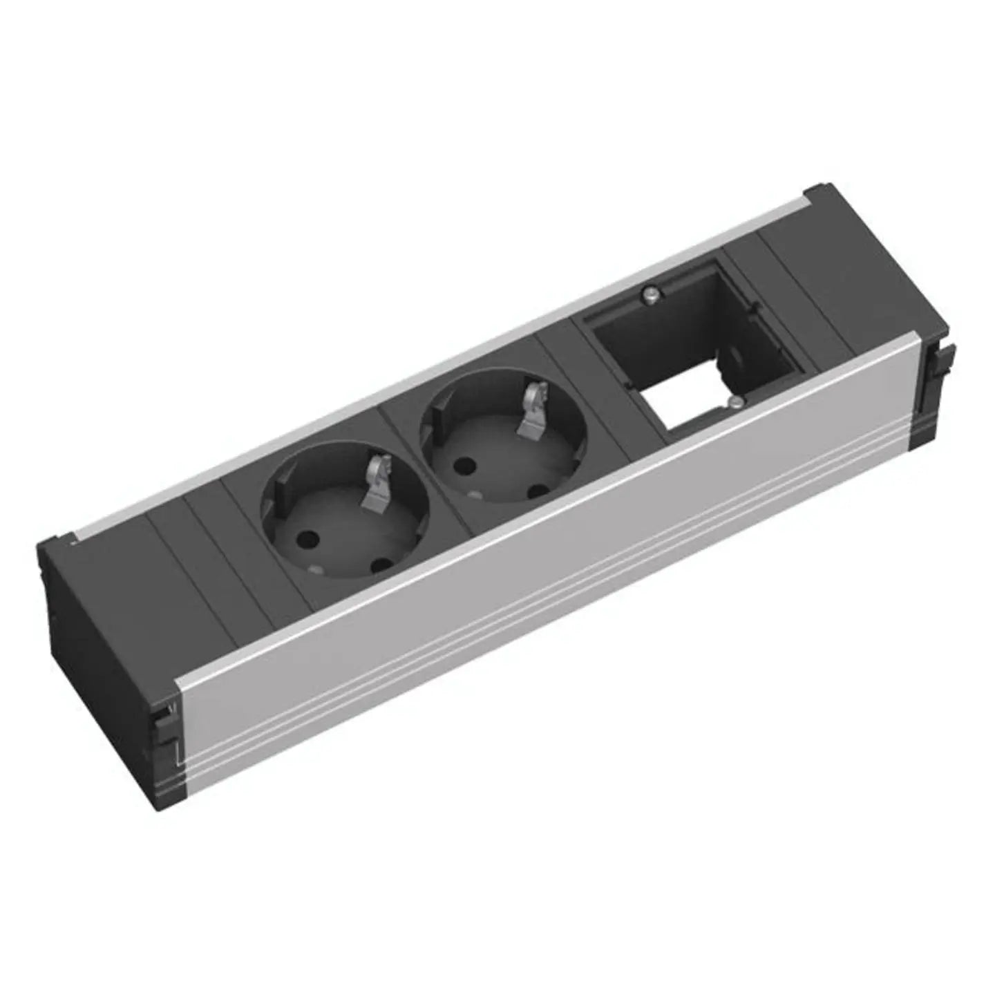 B-Ware Bachmann 912003 Coni Steckdosenleiste Stromverteiler Schuko Einbaugerät