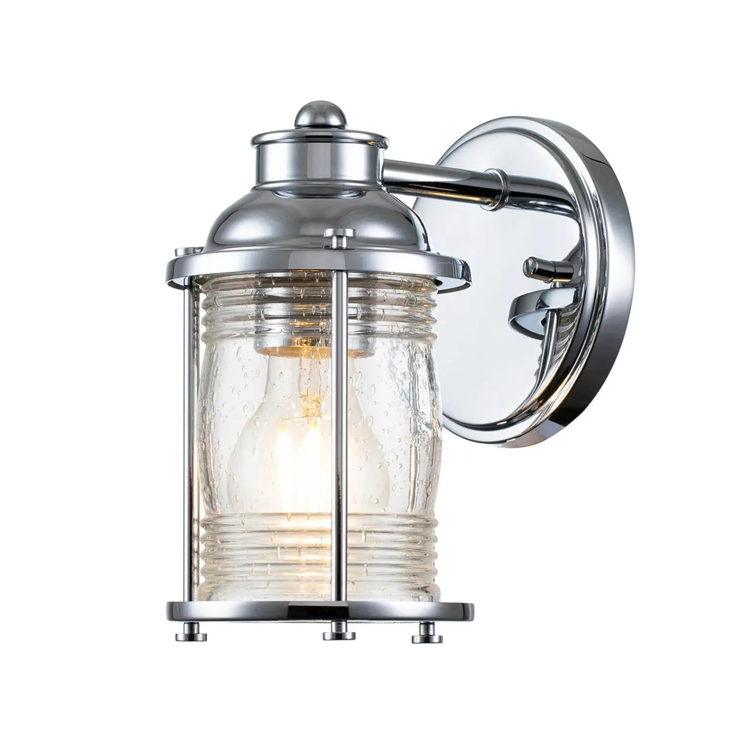 B-Ware Kichler Ashland Bay Bad Wandleuchte Wandlampe Chrom Badezimmerleuchte