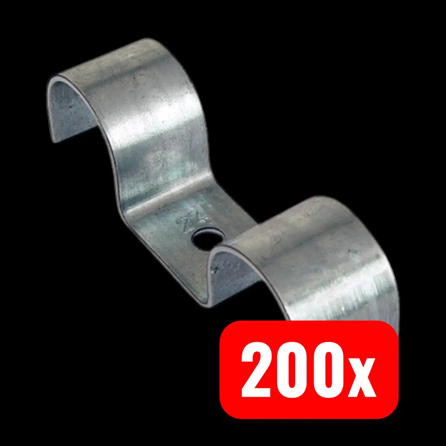 B-Ware Fischer Rohrschelle Schelle Rohr Befestigungsschelle Bsmz 24 Metall 200 Stück