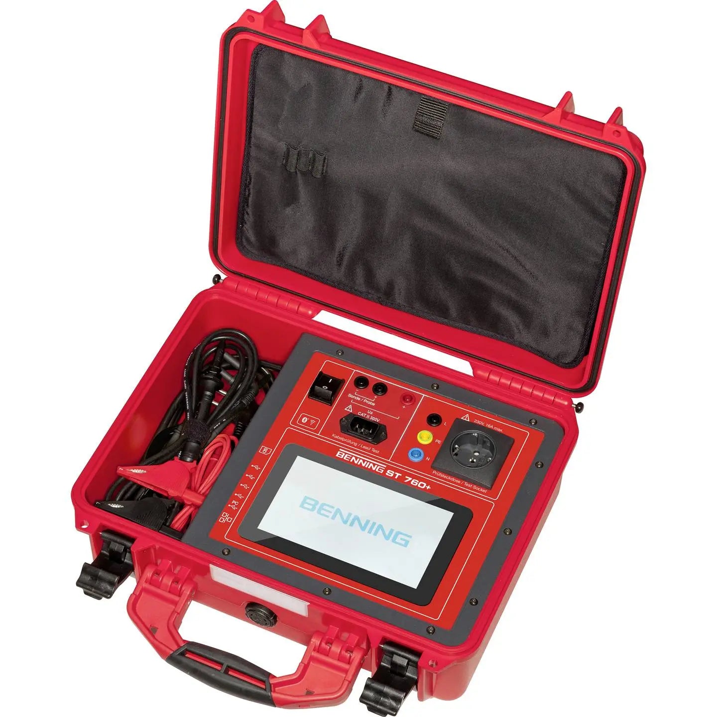 B-Ware Benning Gerätetester Prüfgerät St 760 Plus Digital Usb Touchscreen Schutzleiter