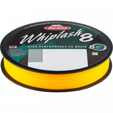 Berkley Angelschnur Whiplash8 (gelb, 150 m)