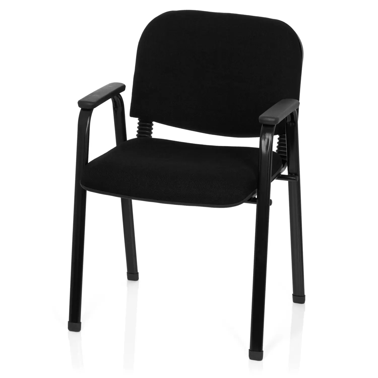 B-Ware Hjh Office Xt 600 Xl Besucherstuhl Lehnstuhl Konferenzstuhl Lounge Stuhl Schwarz