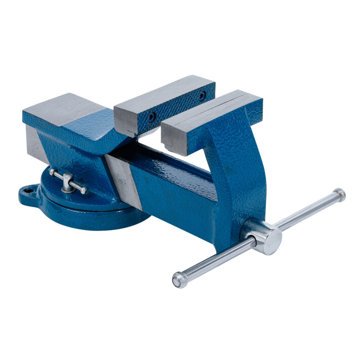 B-Ware Bgs Schraubstock Parallelschraubstock Amboss 100mm Spannbacken Drehbar Stahl