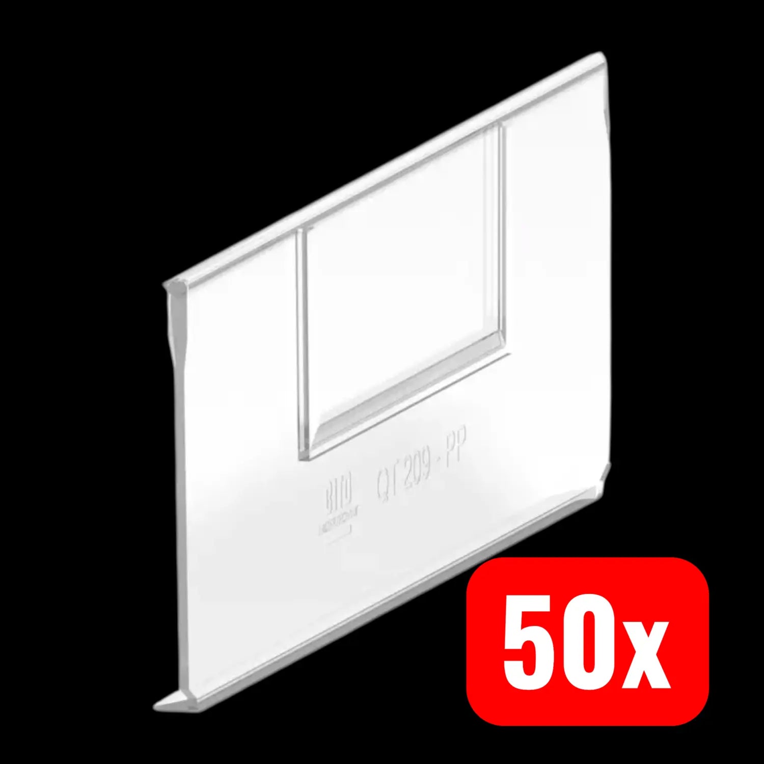 B-Ware Bito Querteiler Trennwand Für Regalkästen Rk108 Etikett Transparent 50 Stück