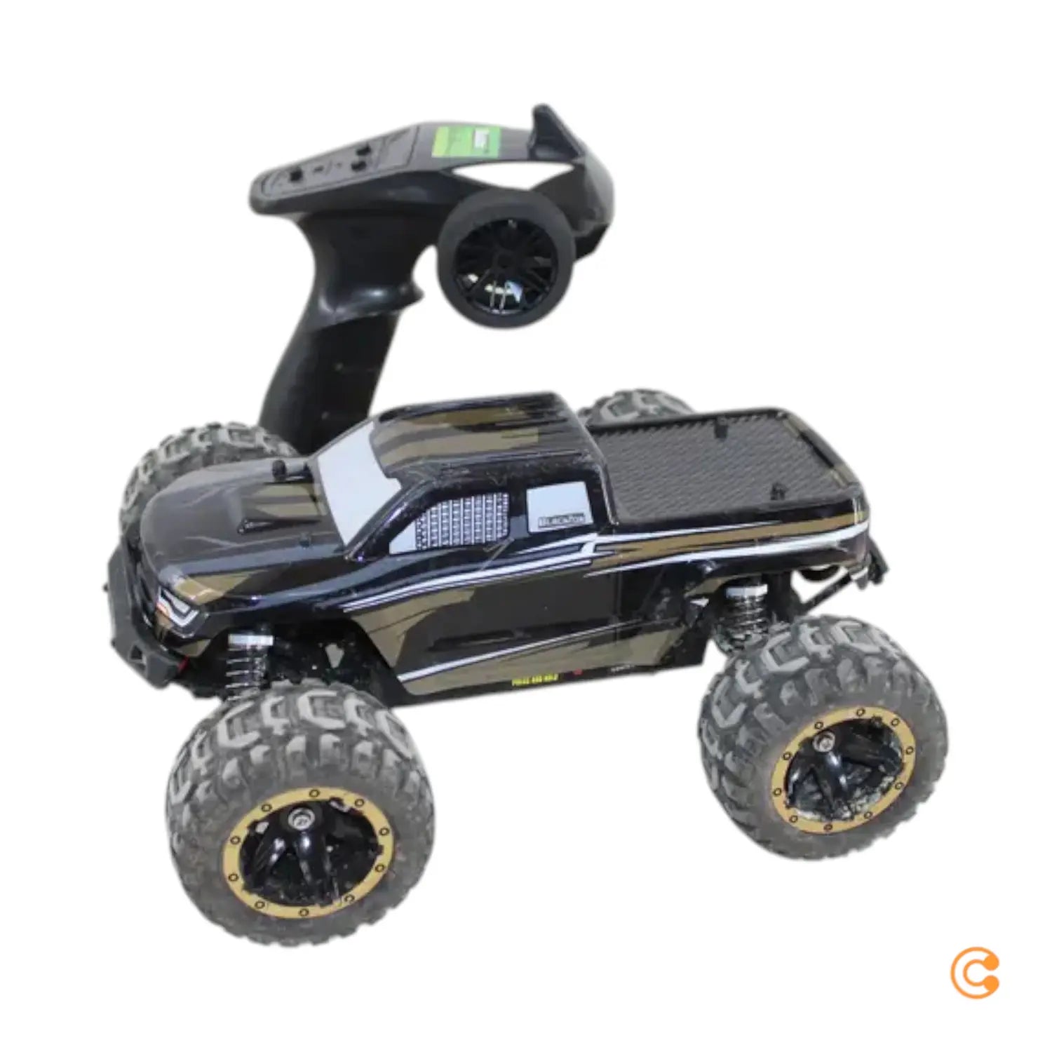 B-Ware Blackzon Slyder Mt 1/16 Gold Brushed 1:16 Rc Monstertruck 4 Wd Siehe Text/Foto