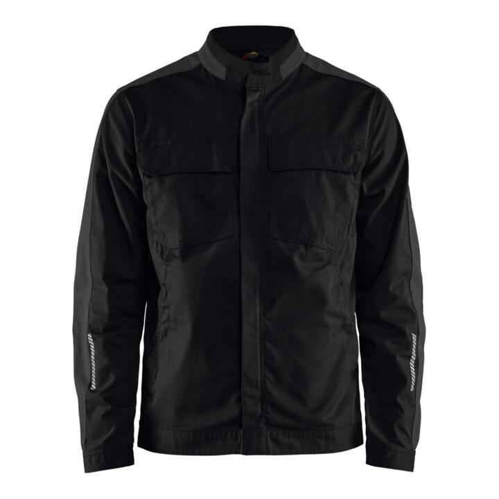 Blakläder Bundjacke Blouson Stretch Industriejacke Schwarz Dunkelgrau Unisex M B-Ware