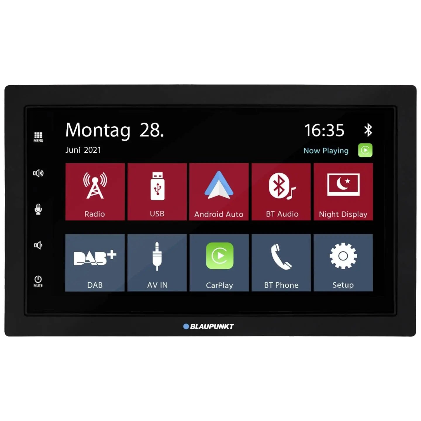 B-Ware Blaupunkt Mannheim 600 Dab Bt Moniceiver Autoradio Empfänger Bluetooth Blau