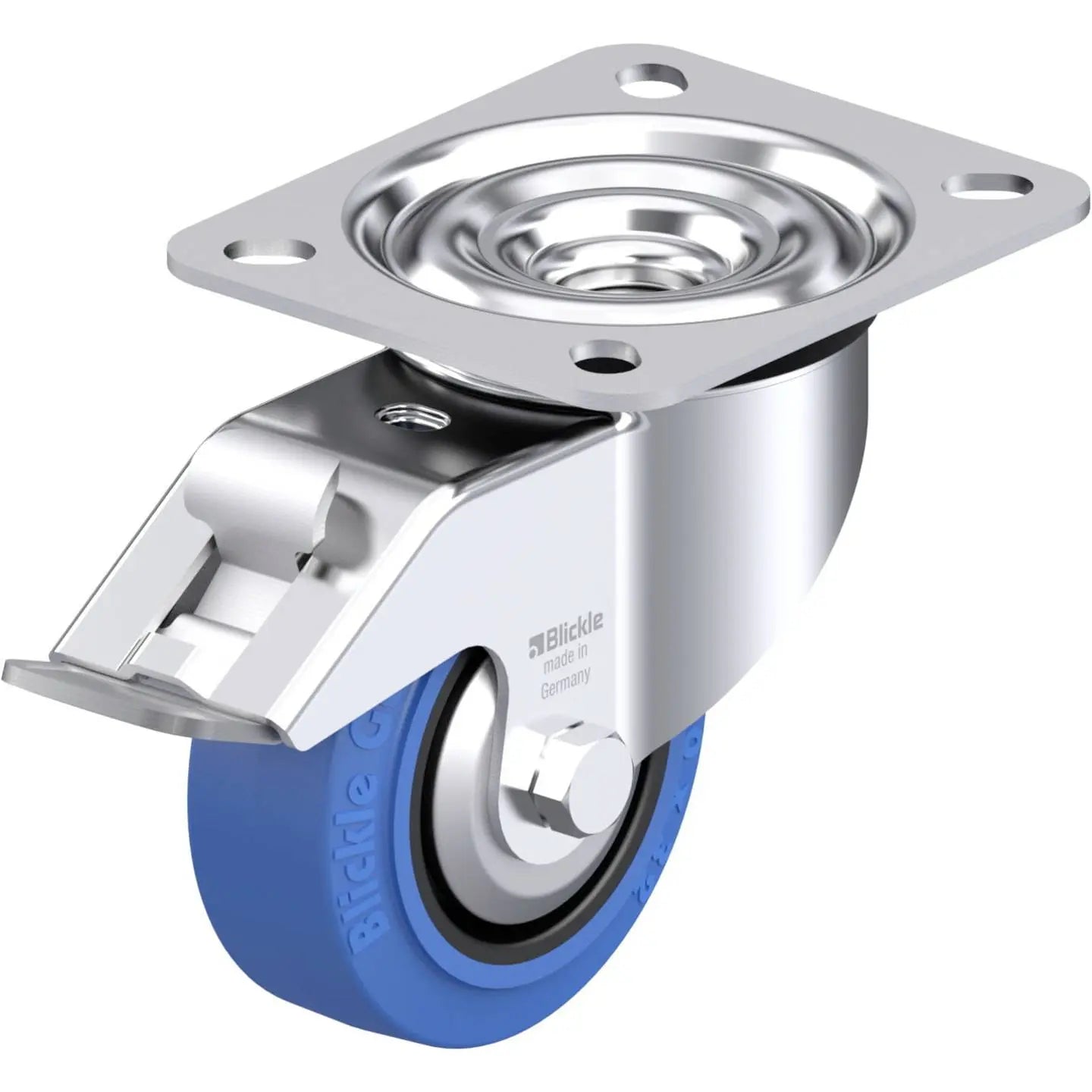 B-Ware Blickle Lenkrolle Rad Transportrolle Rad Durchmesser 80mm Tragfähigkeit 140kg