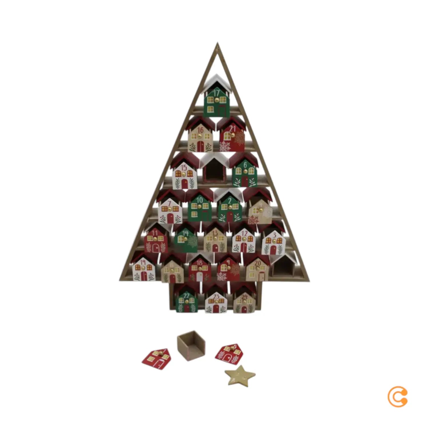 C-Ware Bloomingville Adventskalender Kalender Calvin Holz Weihnachten Siehe Text/Foto