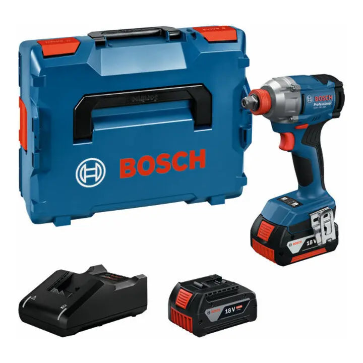 B-Ware Bosch Akku Drehschlagschrauber Schlagschrauber Gdx 18 V 285 Akku Schrauber Set