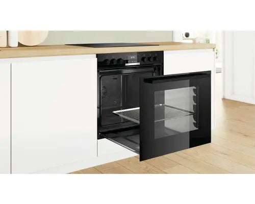 B-Ware Bosch Heb517 Bb3 Elektroherd Herd Backofen Ofen Schwarz 71 L Versenkbarer Knebel